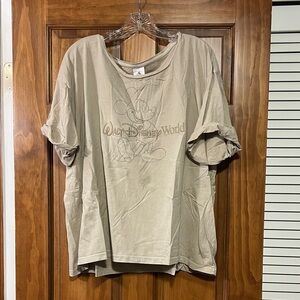 Walt Disney World Mickey Mouse Short Sleeve Pullover Shirt Top